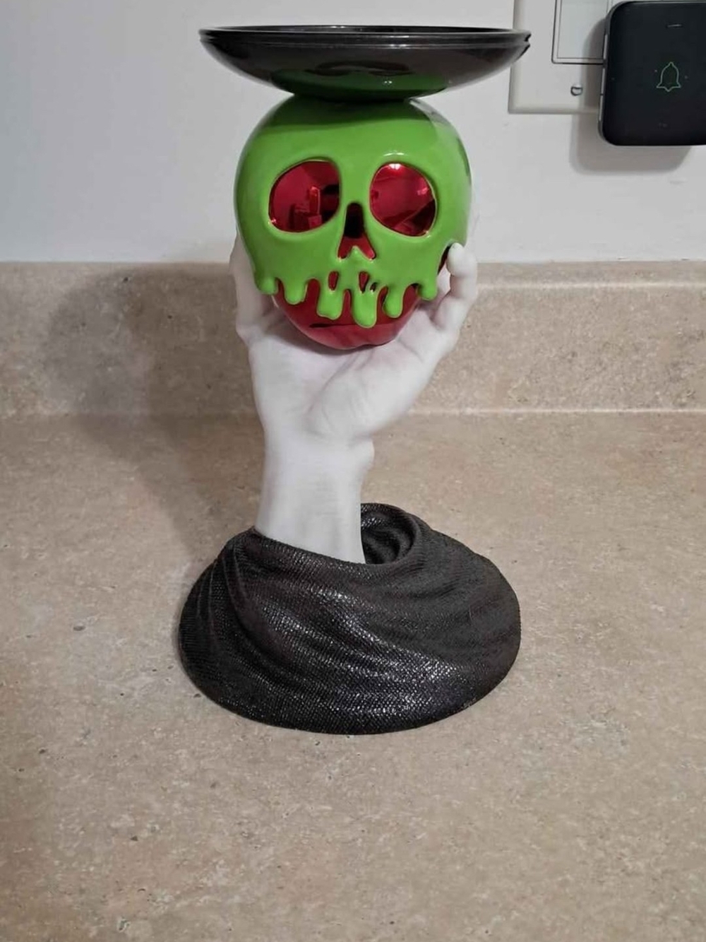 Disney MALEFICENT Poisoned Apple Candle Holder